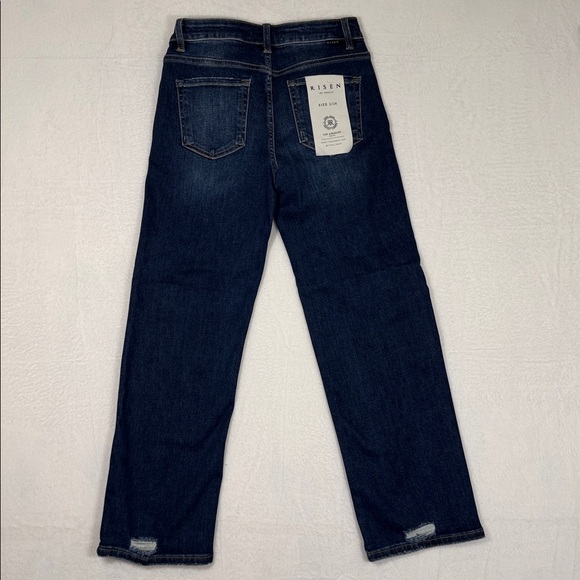 Risen Women's Deep Indigo Jeans Boot Cut New with Tags - Picture 13 of 13